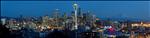 Seattle Skyline with Mount Rainier From Kerry Park Stitch
